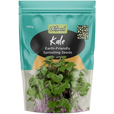 Untamed Kale Earth-Friendly Sprouting Seeds G/F 100g - The O.G Me