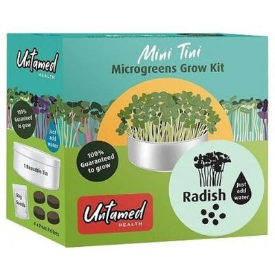 Untamed Mini Tini Microgreens Kit G/F - Raddish - The O.G Me