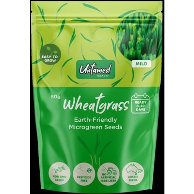 Untamed Wheatgrass Microgreens Seeds 50g - The O.G Me