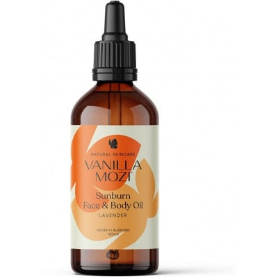 Vanilla Mozi Lavender Sunburn Face & Body Oil 100ml - The O.G Me