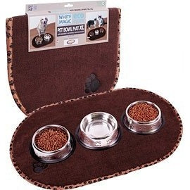 White Magic Eco Cloth Pet Bowl Mat XL - The O.G Me