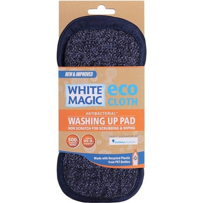 White Magic Eco Cloth Washing Up Pad Denim - The O.G Me