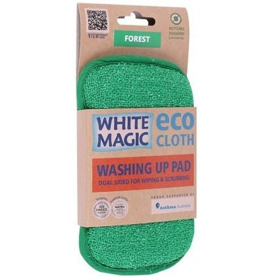 White Magic Eco Cloth Washing Up Pad Forest - The O.G Me