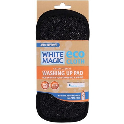 White Magic Eco Cloth Washing Up Pad Midnight - The O.G Me