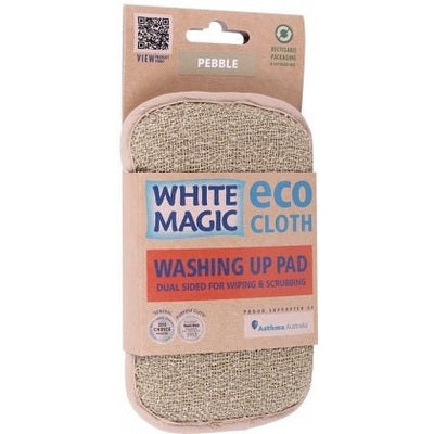 White Magic Eco Cloth Washing Up Pad Pebble - The O.G Me