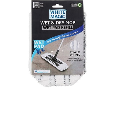 White Magic Eco Cloth Wet & Dry Mop Wet Pad Refill - The O.G Me