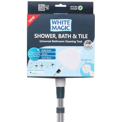 White Magic Eco Eraser Shower, Bath & Tile Head & Pole - The O.G Me