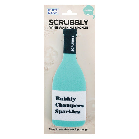 White Magic Scrubbly Champers Washing Sponge - The O.G Me