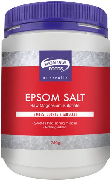 Wonderfoods Epsom Salt 750g - The O.G Me