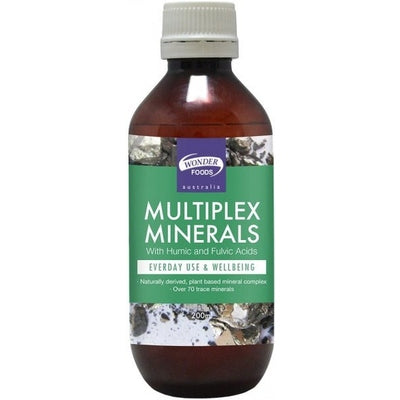 Wonderfoods Multiplex Minerals Liquid G/F 200ml - The O.G Me